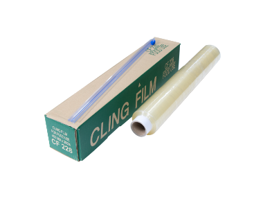 Cling Film With Cutter Box 450mm x 300m (GW:1.25kg)